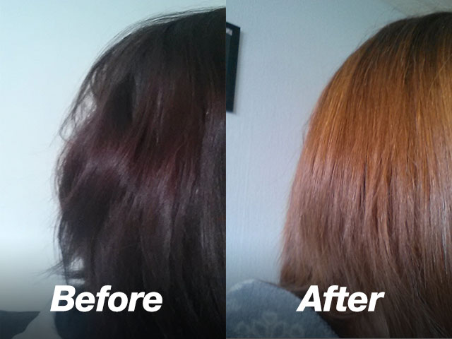 Colour B4 and Decolour Remover on Lush Caca Rouge – Company